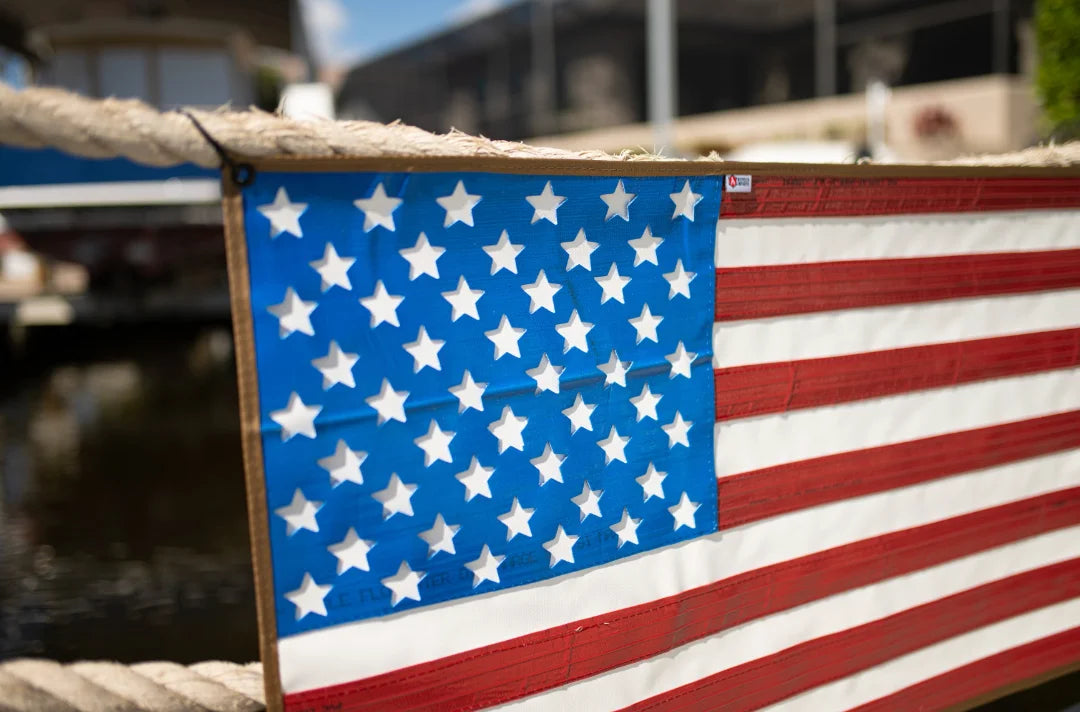 American Flag - Rubber Fire Hose - Waterproof