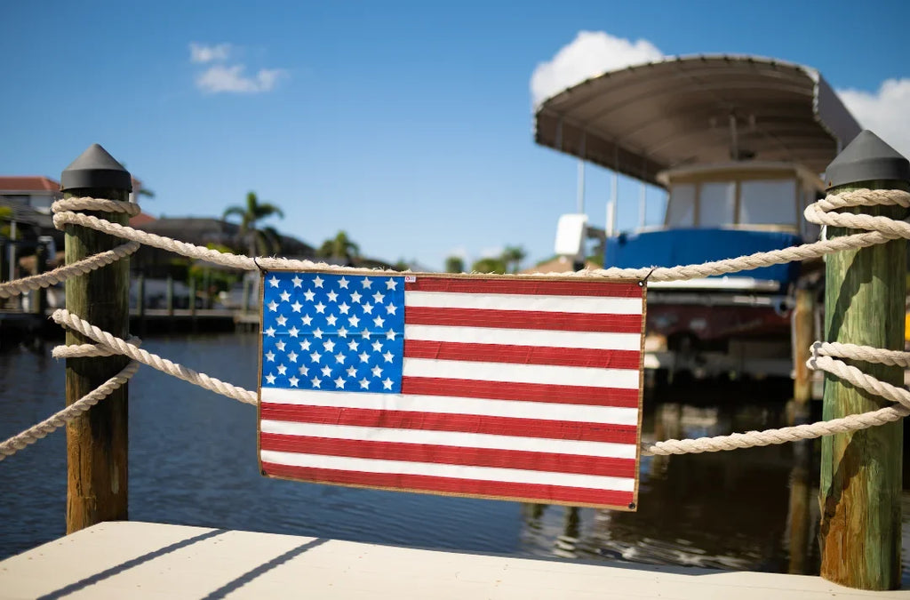 American Flag - Rubber Fire Hose - Waterproof