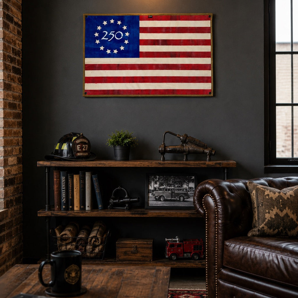 American Flag - Fire Hose - Betsy Ross - 250 Edition