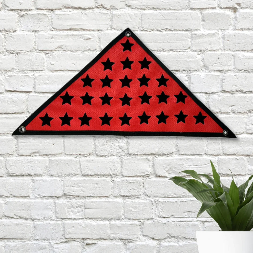 Service Star Triangle Flag - Fire Hose