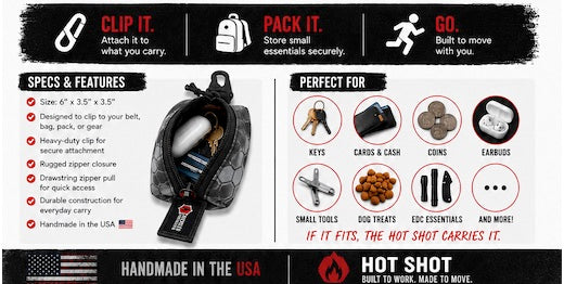 Hot Shot - Ranger - Keychain Pouch