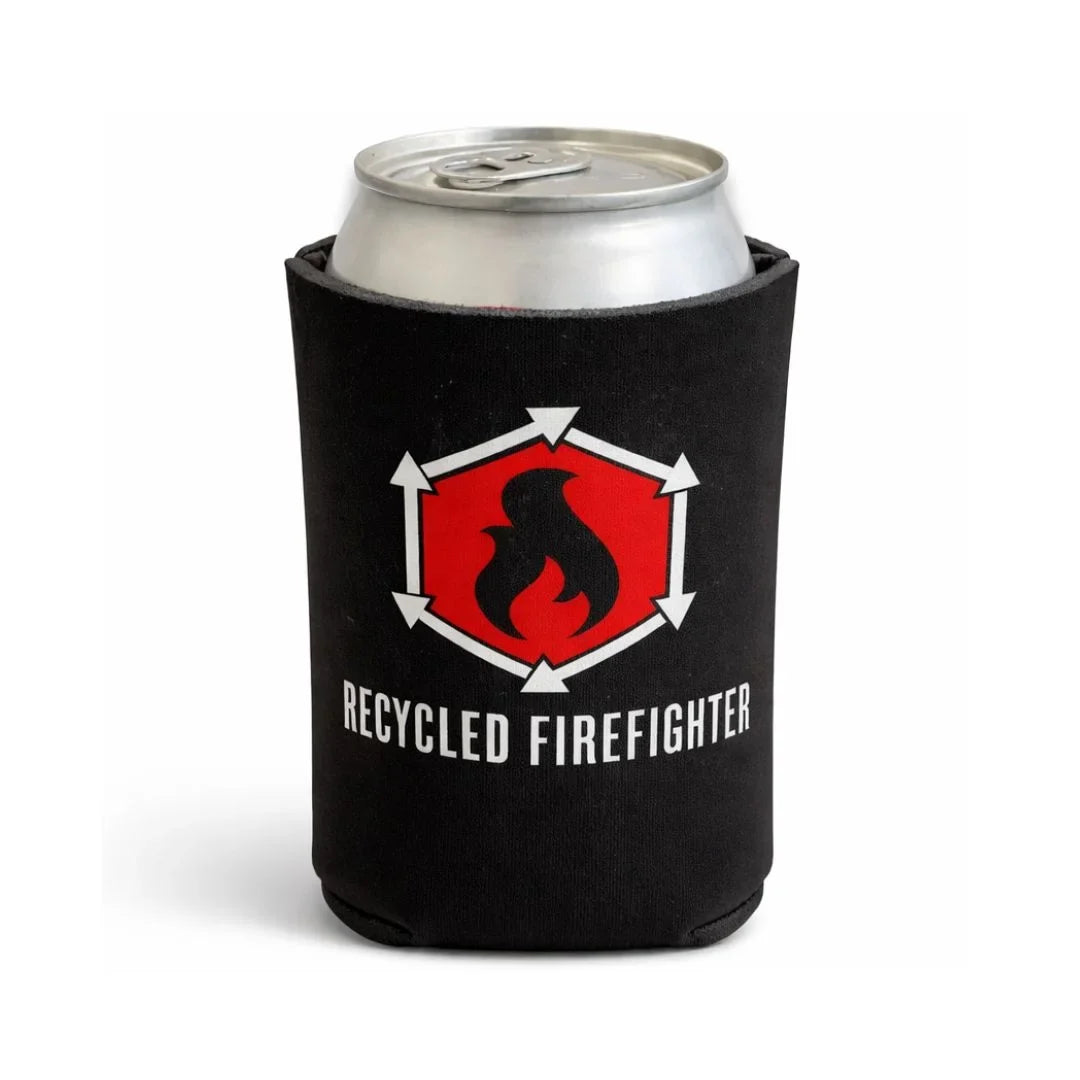 Recycled Firefighter Logo Drink Sleeve
