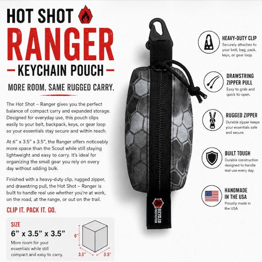Hot Shot - Ranger - Keychain Pouch